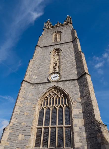Kerk van St. Johannes de Doper in Cardiff, Wales — Stockfoto