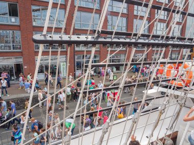 Bağlantı noktası Amsterdam yelken 2015 sırasında