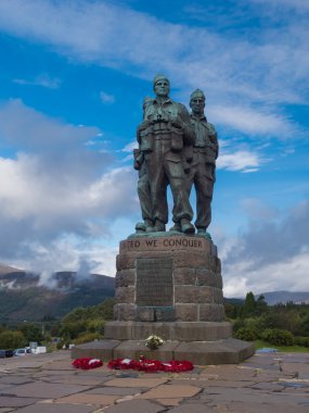 Komando Memorial Spean Bridge İskoçya'da