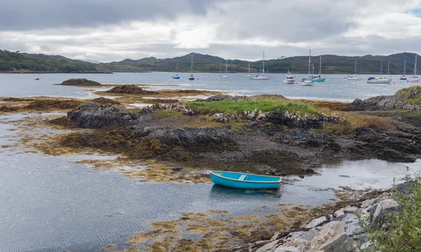 Zeegezicht in de West Highland Scotlands — Stockfoto