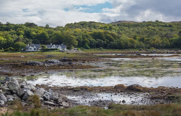 Zeegezicht in de West Highland Scotlands — Stockfoto