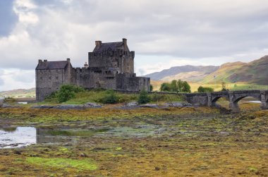 Eilean Donan Kalesi Dornie, İskoçya'da