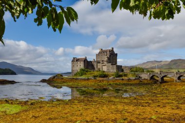 Eilean Donan Kalesi Dornie, İskoçya'da