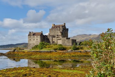 Eilean Donan Kalesi Dornie, İskoçya'da