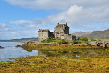 Eilean Donan Kalesi Dornie, İskoçya'da