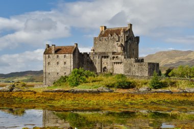 Eilean Donan Kalesi Dornie, İskoçya'da