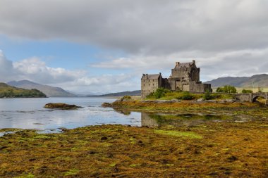 Eilean Donan Kalesi Dornie, İskoçya'da