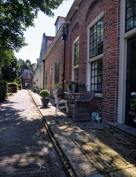 Historic buildings in the town of Elburg — Stock Photo, Image