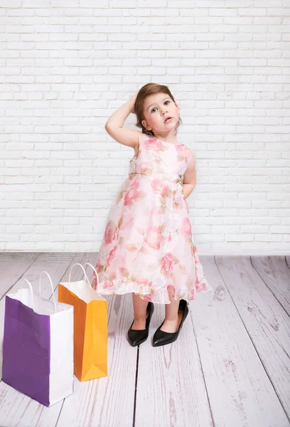 Shopping per bambini — Foto Stock