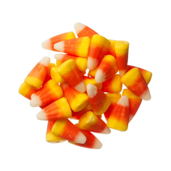 Halloween Candy Corns isolato su sfondo bianco — Foto Stock