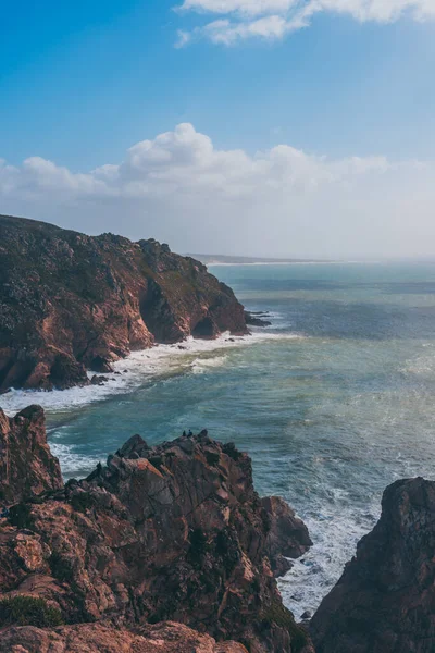 Cabo da roca in sintra ve yeşil manzaralı