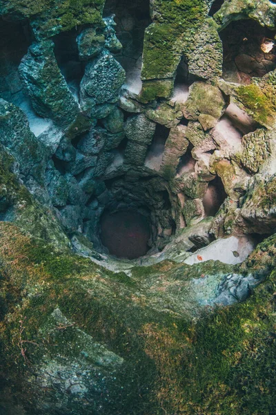 Castello Sintra Lisbona Con Nome Quinta Regaleira — Foto Stock