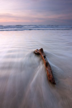 kuala penyu, sabah, Doğu Malezya, borneo huzurlu seascape-gün batımında