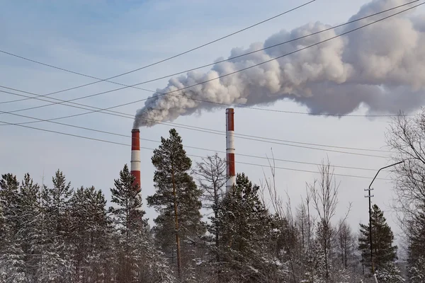 Planta Preparación Carbón Ciudad Neryungri Yakutia Rusia Contaminación