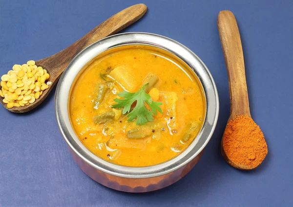 Hint yemekleri sebze Sambar