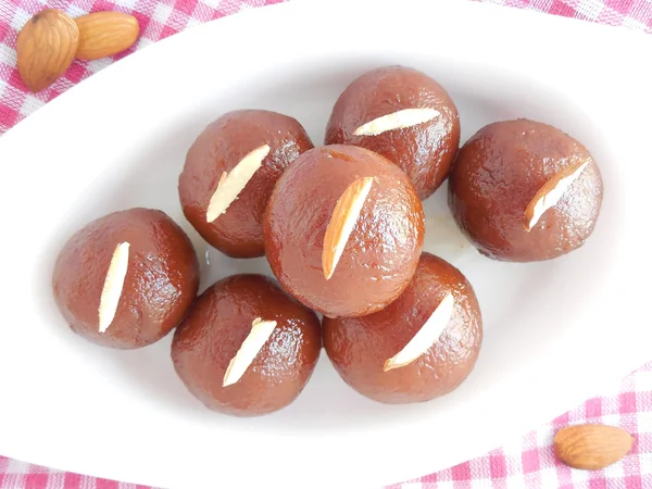 Gulab Jamun — Zdjęcie stockowe