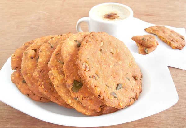 Maddur Vada Spuntino indiano — Foto Stock