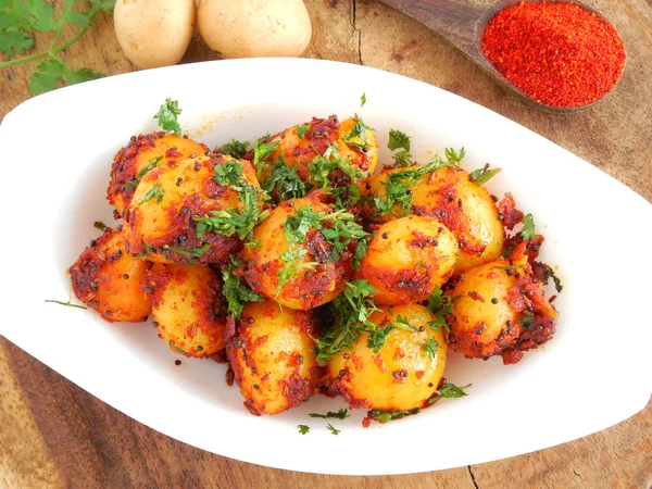 Baby Potato Curry — Stock Photo, Image