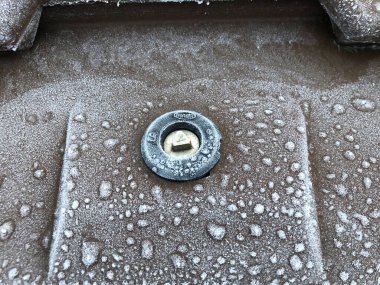 Bristol-November- 2020 İngiltere - Bristol şehir meclisi plastiğinin yakından görüntüsü. 