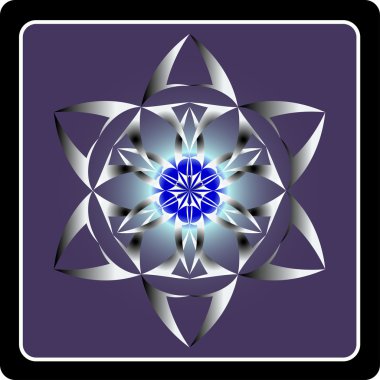 Soyut yuvarlak şekil