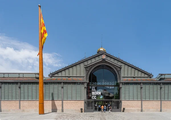 Mercado del Born, Barcelona, España Fotos de stock libres de derechos