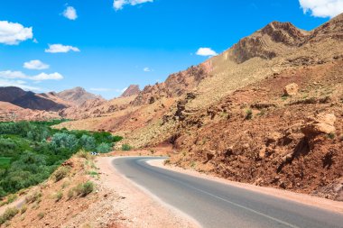 Kırmızı kireçtaşı parmak Dades Gorgem Fas, Afrika