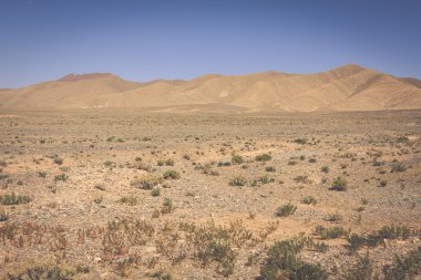 Fas Dağları çölde