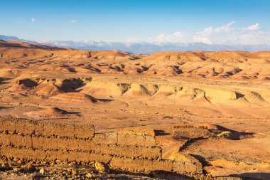 Fas çöl Dağ Atlas manzarasında