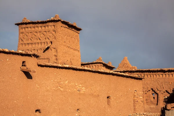 Ait Benhaddou 城堡，坚固的城，版的一部分 — 图库照片