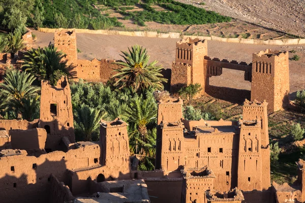 Vista de Ait Benhaddou Kasbah, Ait Ben Haddou, Ouarzazate, Morocc —  Fotos de Stock