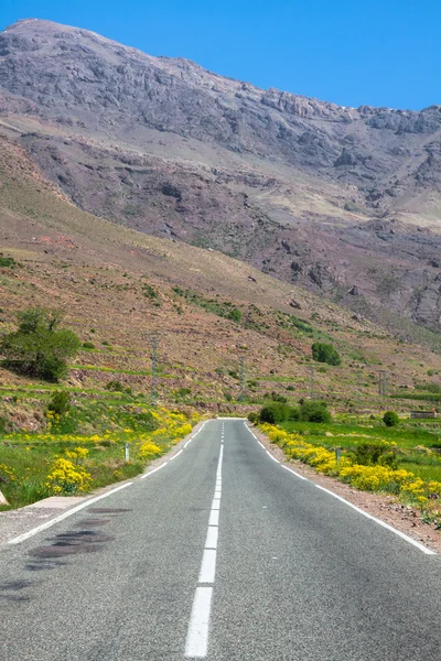 Morocco, High Atlas Mountains, Agricultural land on the fertile — Stock Photo, Image