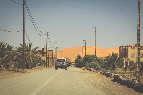 HASSILABIED, MOROCCO - MAIO 2,2013: vista da aldeia Hassilabi — Fotografia de Stock