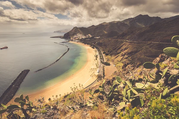 Vue de la plage de Las Teresitas, Tenerife, Espagne — Photo