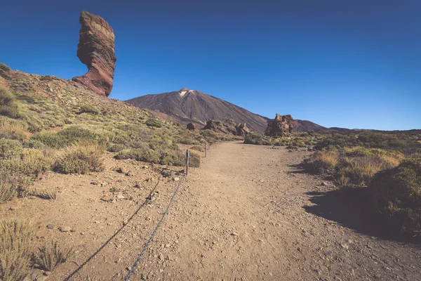 Teide National Park Roques de Garcia in Tenerife at Canary Islan — Stock Photo, Image