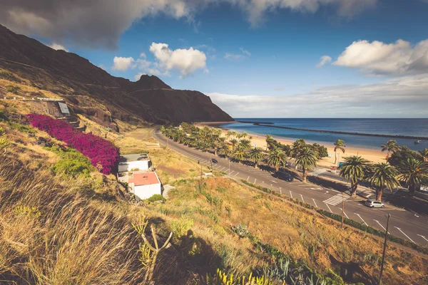 Praia Las Teresitas em Santa Cruz de Tenerife norte em Canary Is — Fotografia de Stock