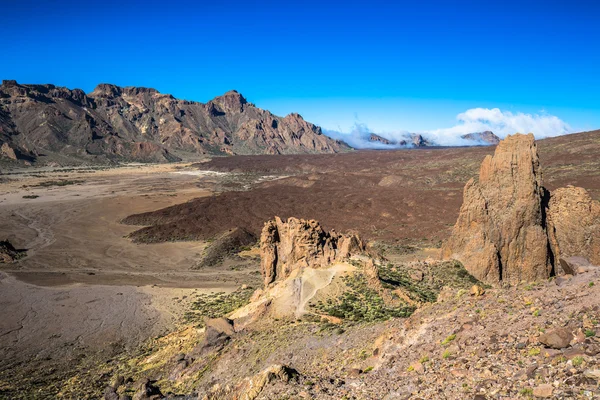 Parque Nacional Teide Roques de Garcia em Tenerife em Canary Islan — Fotografia de Stock