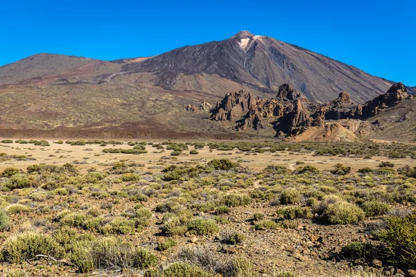 Teide Milli Parkı roques de garcia Tenerife, Kanarya adalar — Stok fotoğraf