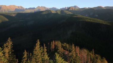 Tatra Dağları, tatil, Zakopane, Polonya, Avrupa'nın Lehçe Dağları Panoraması