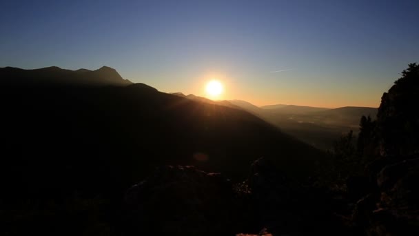 Montanhas Tatra, Panorama das montanhas polonesas nas férias, Zakopane, Polônia, Europa — Vídeo de Stock