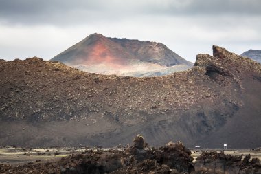 volkanik manzara timanfaya Milli Park, lanzarote Adası,