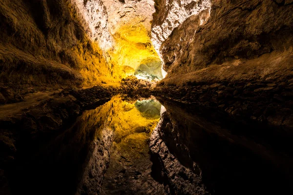 Cueva de los Verdes en Lanzarote, Islas Canarias, S —  Fotos de Stock