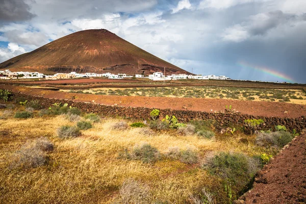 ランサローテ島、カナリア諸島、S の火山の風景 — ストック写真