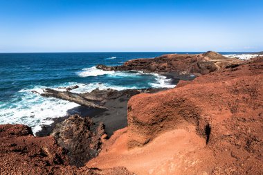 El Golfo, Lanzarote, Canary Islands, Spain clipart