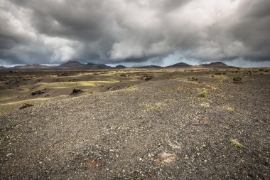 volkanik manzara timanfaya Milli Park, lanzarote Adası,