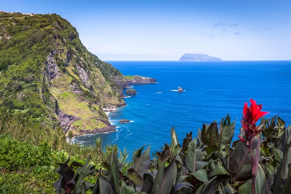 Landscape of the island of Flores. Azores, Portugal — Stock Photo, Image
