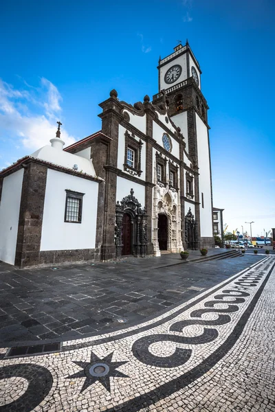 St. Sebastian Kilisesi (Igreja Matriz de Sao Sebastiao) kule — Stok fotoğraf