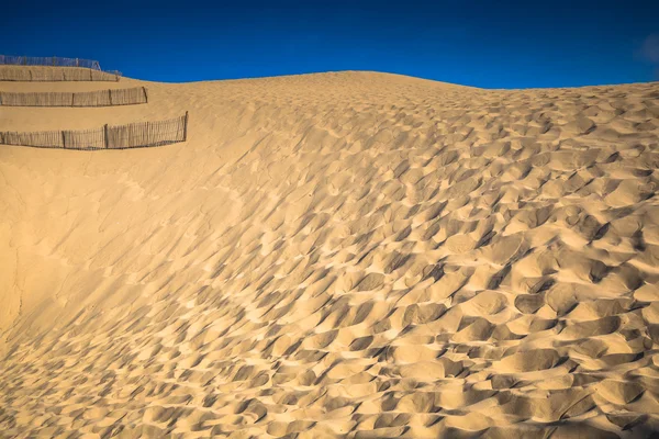모래 뒤 Pyla-유럽, 아키텐, 프랑에서 가장 큰 모래 언덕 — 스톡 사진