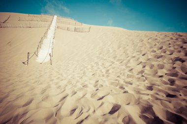 Great Dune of Pyla, the tallest sand dune in Europe, Arcachon ba clipart