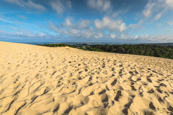 Great Dune of Pyla, the tallest sand dune in Europe, Arcachon ba — Stock Photo, Image