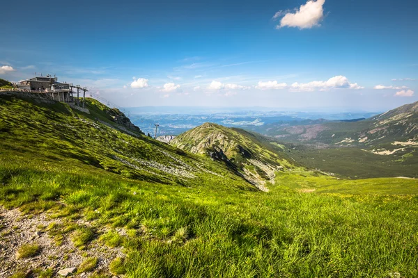 Fantastisk utsikt i Zakopane Tatrabergen (Kasprowy Wierch) i t — Stockfoto